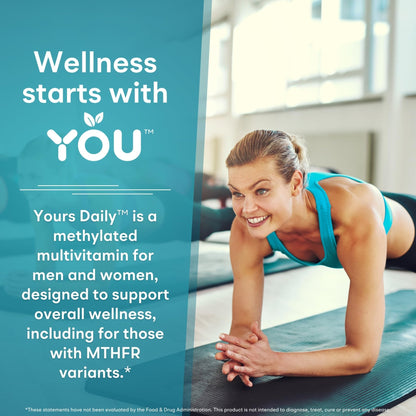 You Vites - Methylated Multivitamin for Men and Women, Methyl Multi Without Iron - 60 Capsules, MTHFR Supplement with Methyl B12, Methylfolate (5-MTHF), CoQ10 for Energy, Heart and Mood Support - Maple Wellness Supplements