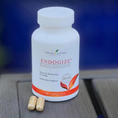 Young Living - EndoGize 60 Capsules | Hormonal Health & Endocrine System Support with Essential Oils | Daily Herbal Supplement for Women's Wellness & Balancing Formula - Maple Wellness Supplements