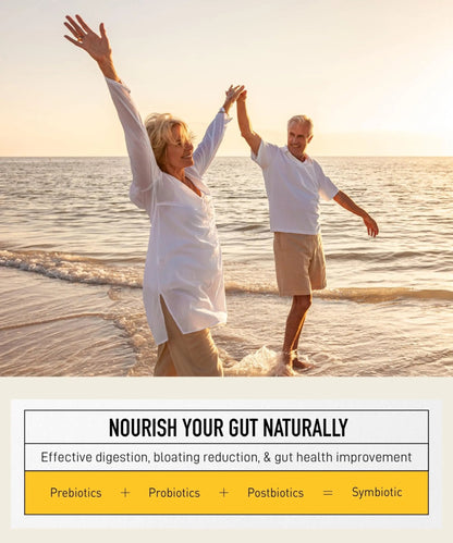 Your Flora Probiotic Comfort – Non-GMO Probiotics with Fermented Soybean, Chamomile, Fennel, Prebiotics, Digestive Enzymes for Digestion & Bloating – Prebiotics, Postbiotics – Living Alchemy, 60 Pcs - Maple Wellness Supplements