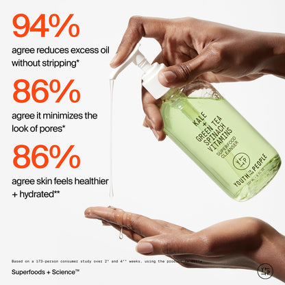 Youth To The People Superfood Facial Cleanser Full Size - Kale + Green Tea Daily Face Wash - Maple Wellness Supplements