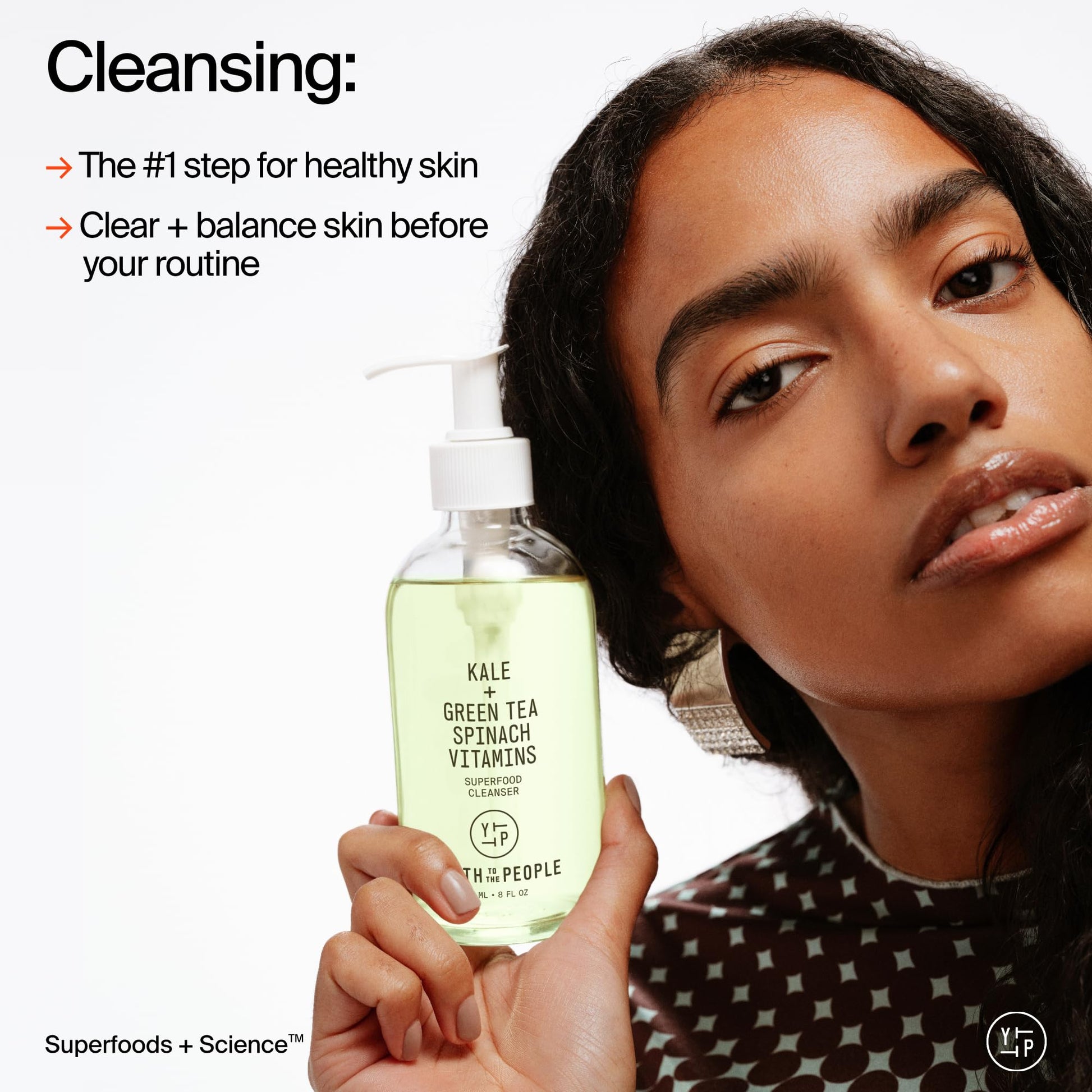 Youth To The People Superfood Facial Cleanser Full Size - Kale + Green Tea Daily Face Wash - Maple Wellness Supplements