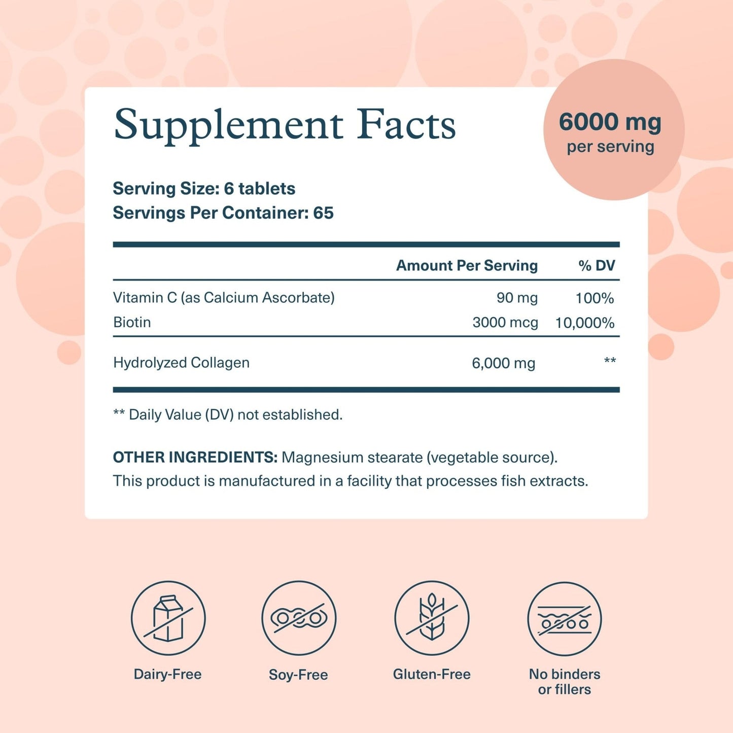 Youtheory Collagen + Biotin - Advanced Collagen Supplement - with Hydrolyzed Peptides, Vitamin C & Vitamin B - Maple Wellness Supplements