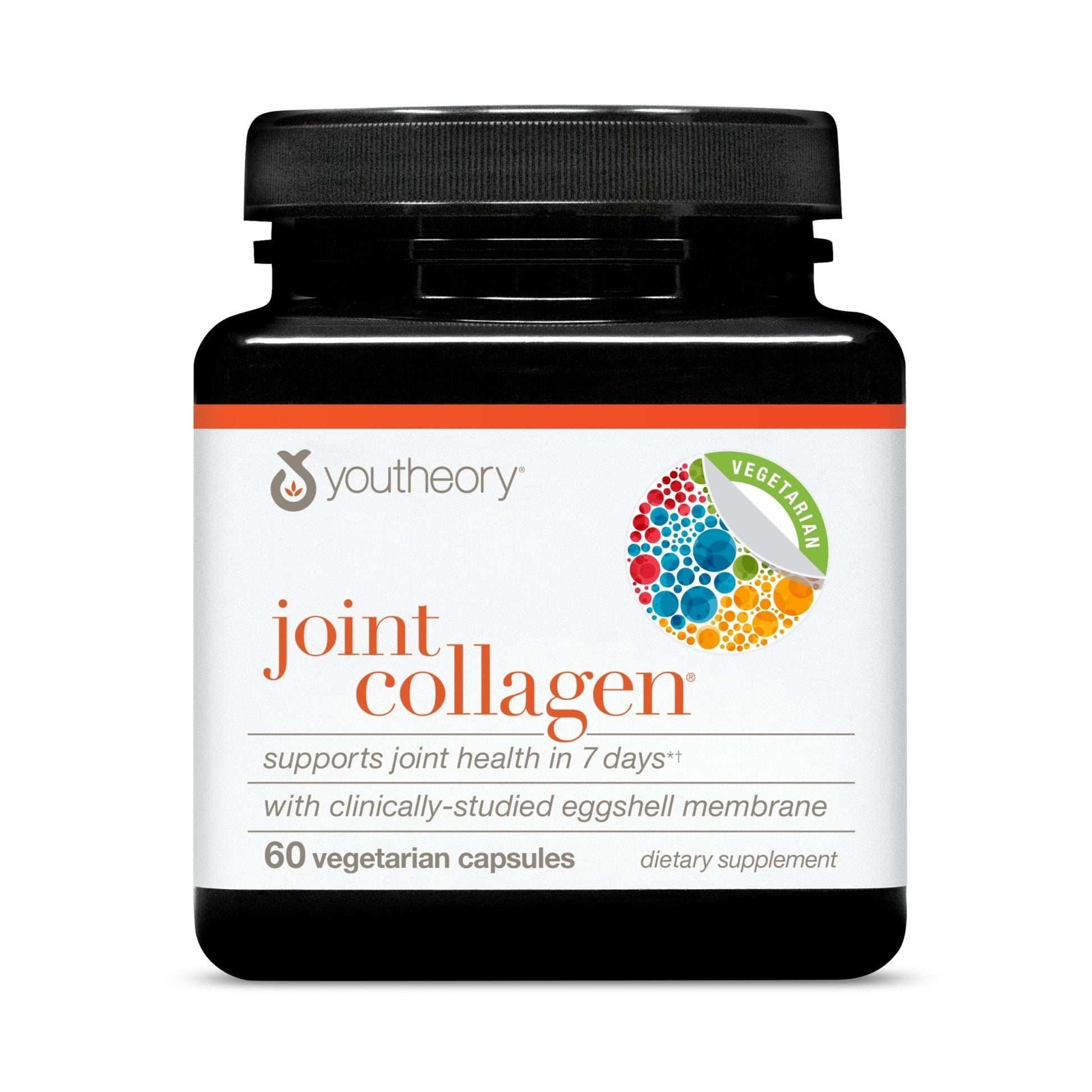 Youtheory Joint Collagen - Vegetarian Collagen Supplement with NEM Eggshell Membrane & Boswellia Extract - Dairy, Soy & Gluten Free - 60 Vegetarian Capsules - Maple Wellness Supplements