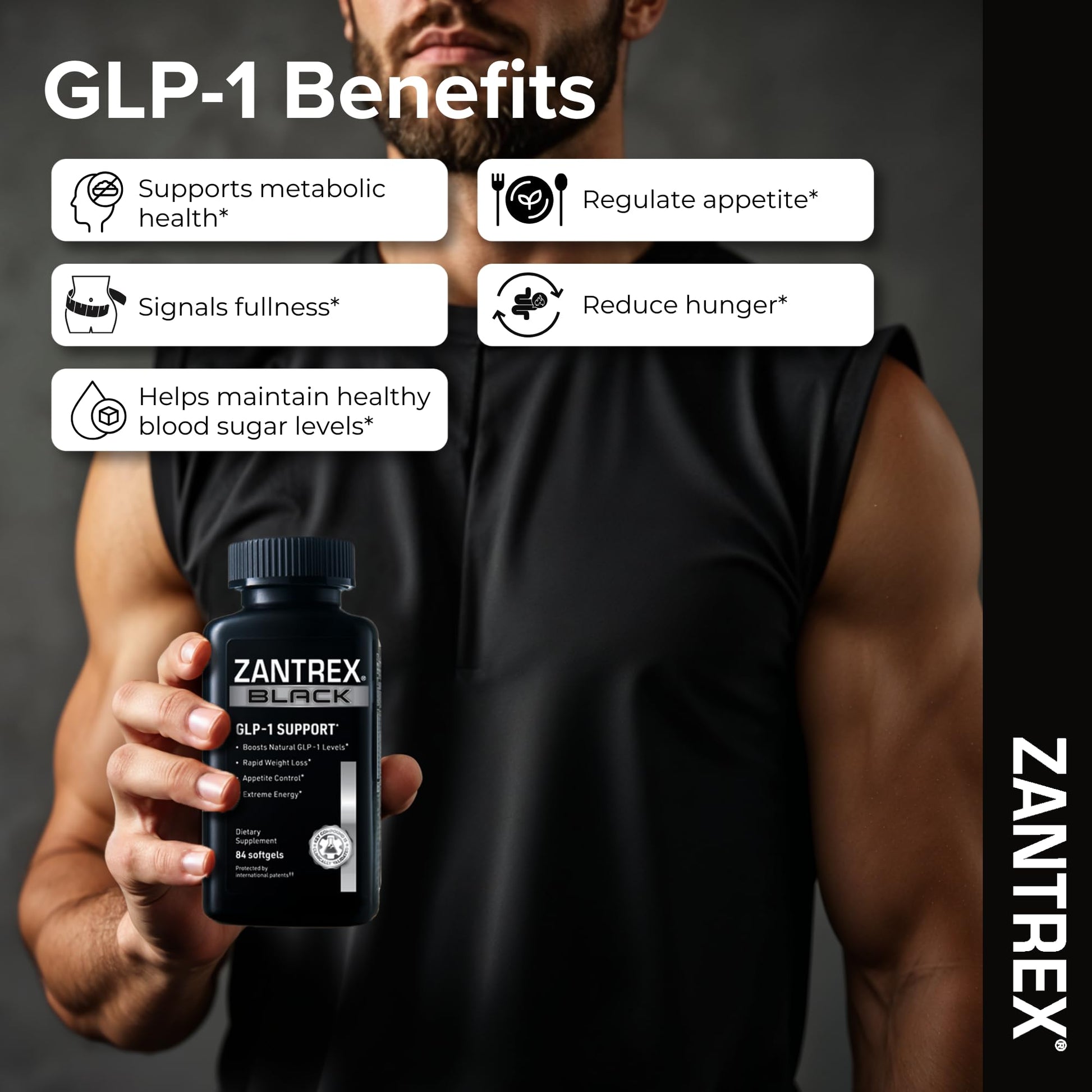 Zantrex Black – Naturally Boost & Metabolism Support | Thermogenic Energy, Formula | 60 Pills - Maple Wellness Supplements
