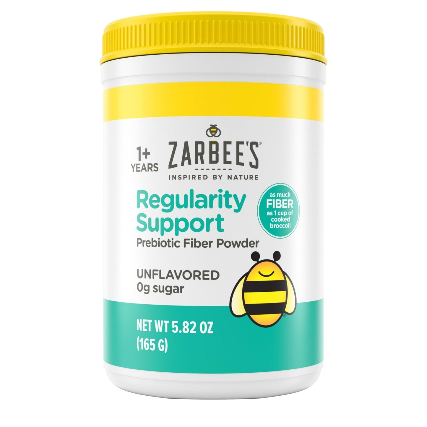 Zarbee’s Children’s Regularity Support Prebiotic Fiber Powder, Flavorless, Sugar Free, Gluten-Free, Daily Fiber Supplement - Maple Wellness Supplements