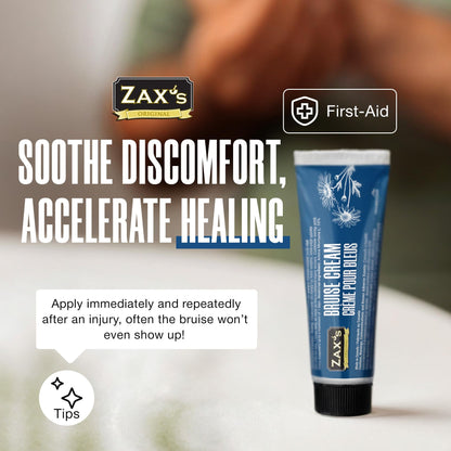 ZAX'S ORIGINAL Bruise Cream - Arnica and Witch Hazel Blend, Gentle on Skin, Plant-Based Ingredients for Skin Care - 28g - Maple Wellness Supplements