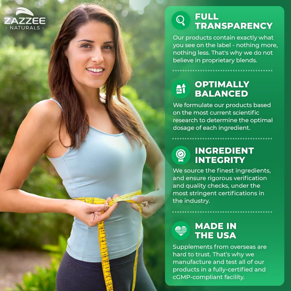 Zazzee Extra Strength Green Tea 20:1 Extract, 50% EGCG, 98% Polyphenols, 80% Catechins, 150 Vegan Capsules, 5 Month Supply, Certified Kosher - Maple Wellness Supplements