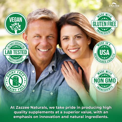 Zazzee High Strength Grape Seed 50:1 Extract, 20,000 mg Strength, 180 Vegan Capsules - Maple Wellness Supplements