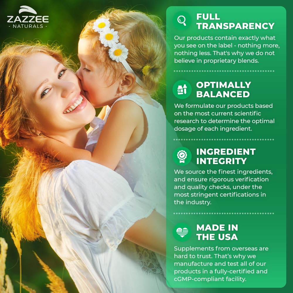 Zazzee Myo-Inositol Powder, 6 Month Supply, 183 Servings, 2000 mg per Serving - Maple Wellness Supplements