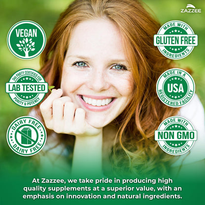 Zazzee USDA Organic Black Cohosh 10:1 Extract, 120 Vegan Capsules, 4 Month Supply, Actaea Racemosa, Women’s Health & Hormonal Balance Support, - Maple Wellness Supplements