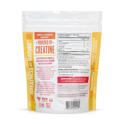 Zhou Nutrition Creatine Monohydrate Chewables 5g for Men & Women, Sugar Free - Maple Wellness Supplements