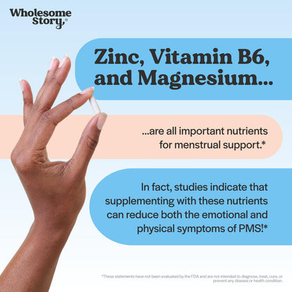Zinc Picolinate, Magnesium Glycinate Supplements with P5P Vitamin B6 | Magnesium and Zinc Vitamin | Reproductive & Fertility Health, Hormone Balance, Immune System Support | 30 Day Supply - Maple Wellness Supplements